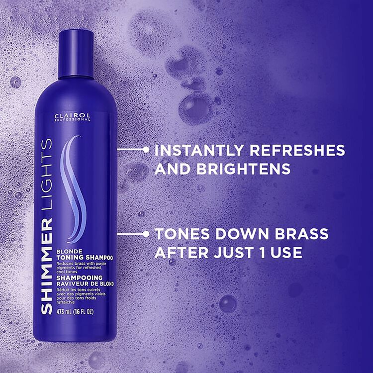 Shimmer Lights Conditioning Purple Shampoo for Blonde & Silver 16 oz