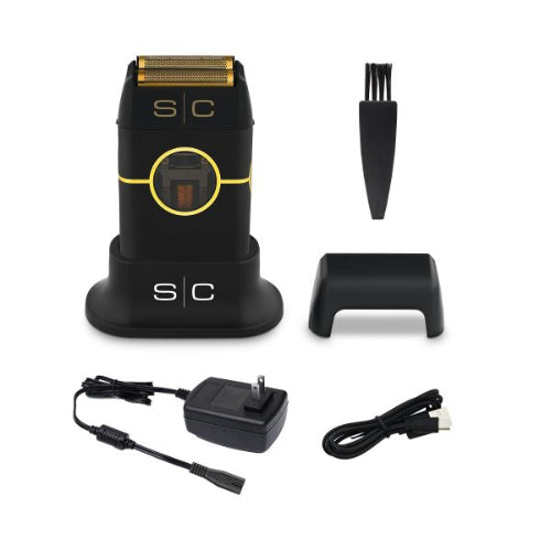 Stylecraft METAL EDITION Instinct Professional Vector Motor Shaver - Black #SC807B (Dual Voltage)