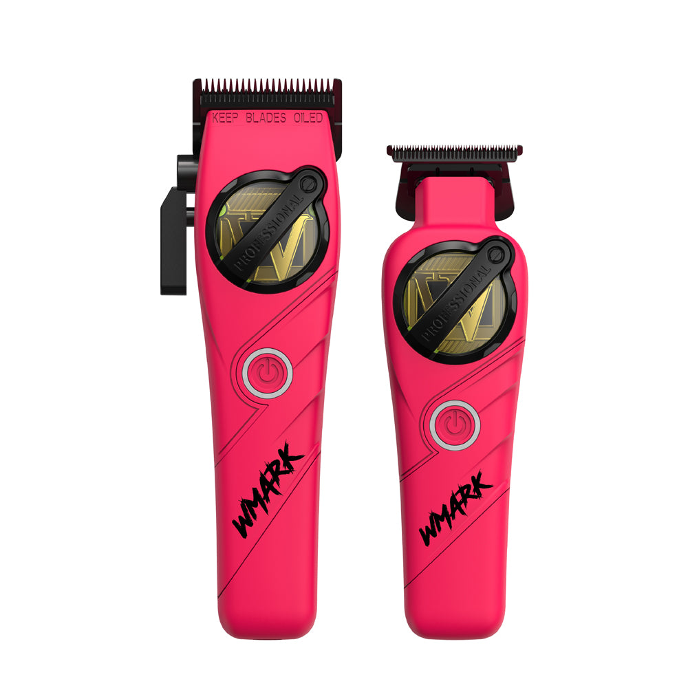 WMARK NG-8613KIT High Speed Hair Clipper Trimmer Kit ( PINK )