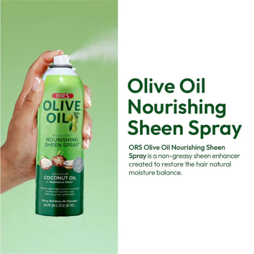 ORS Olive Oil Nourishing Sheen Spray Infused with Coconut Oil 11.5 oz
