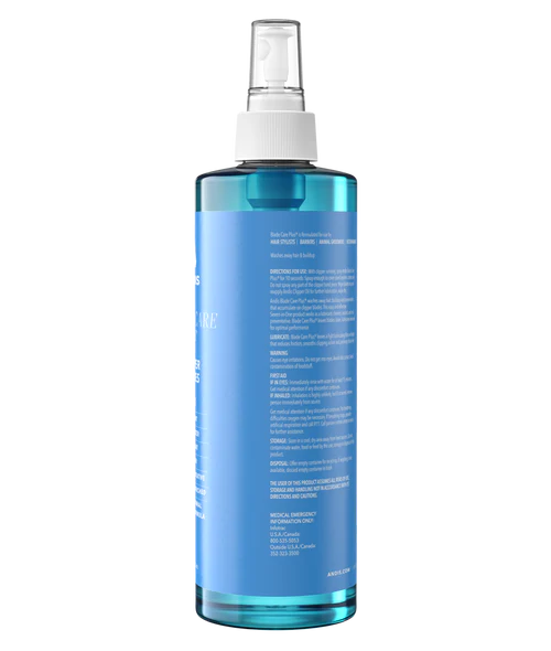 Andis Blade Care Plus Spray – 16 Oz, Clipper & Trimmer Blade Cleaner and Lubricant | JCAVES USA