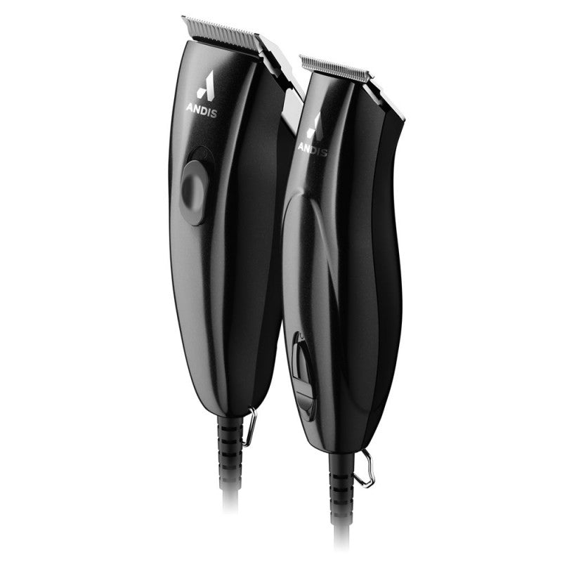 Andis PivotPro & SpeedMaster Hair Clipper and Beard Trimmer Set – Black, Professional Kit #24819 | JCAVES USA
