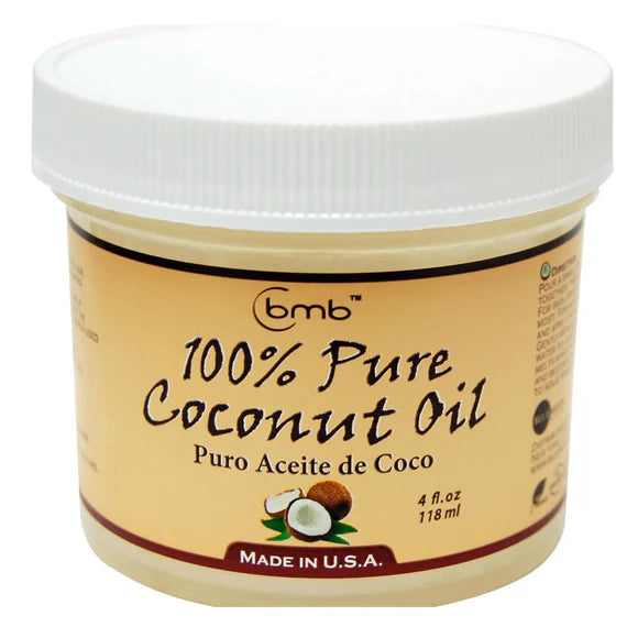 BMB 100% Pure Coconut Oil – 8oz, Natural Hair & Skin Moisturizer | JCAVES USA