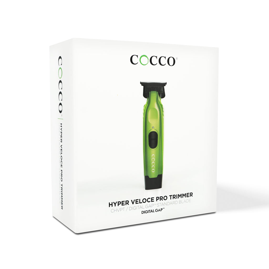 Cocco Hyper Veloce Pro Trimmer – Green | Professional Cordless Trimmer for Hair & Beard | JCAVES USA