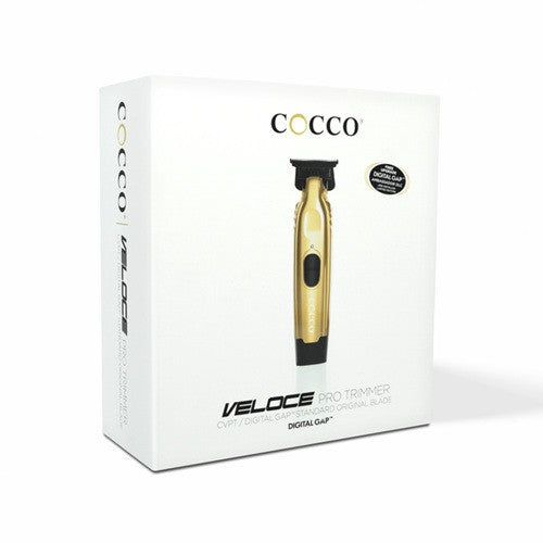 Cocco Professional Veloce Cordless Trimmer – Gold | High-Precision Hair & Beard Trimmer | JCAVES USA