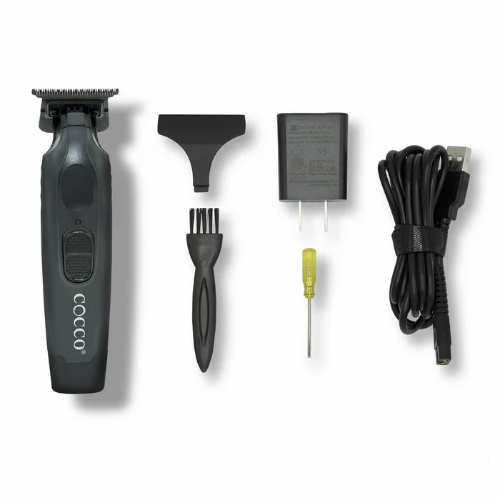 Cocco Veloce Pro Cordless Trimmer – CVPT | Digital Gap Ambassador DLC Blade + Black Charging Stand | Professional Trimmer | JCAVES USA