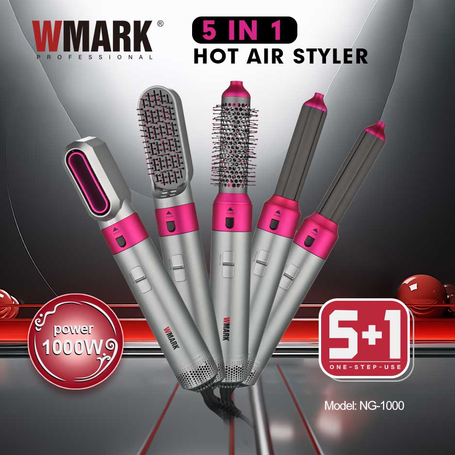 NG-1000 5 In 1 Hot Air Brush