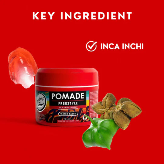 Rolda - Freestyle Hair Pomade | Water Based Formula, Medium Hold, Medium Shine, Washes Out Easily, All Day Hold, Flake-free