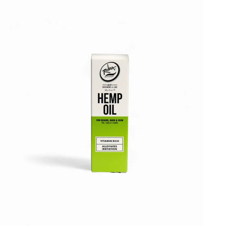 Rolda - Hemp Oil For Beard Hair | Ideal For Sensitive Skin, Antioxidant Rich, Fight Dry & Itchy Beard, Non-greasy, Organic Extract