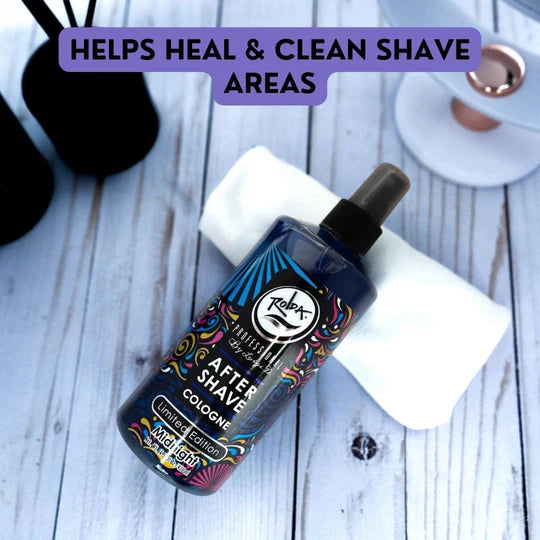 Rolda - Midnight After Shave Tonic For Men | Post Shave Tonic, Calms Irritation, Helps Heal & Clean Shaved Areas, Masculine Fragrance