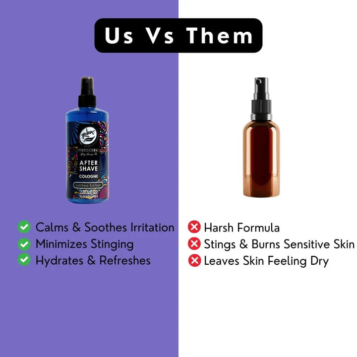 Rolda - Midnight After Shave Tonic For Men | Post Shave Tonic, Calms Irritation, Helps Heal & Clean Shaved Areas, Masculine Fragrance