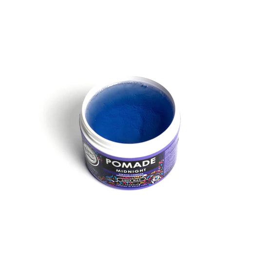 Rolda - Midnight Hair Pomade | Water Based Formula, Medium Hold, Medium Shine, Washes Out Easily, All Day Hold, Flake-free