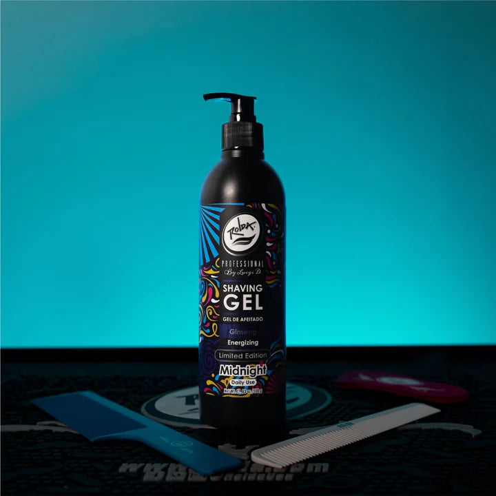 Rolda - Midnight Ginseng Shaving Gel For Sensitive Skin | No Bump Shave Gel, Mess-free Application, Anti-Aging, Fight Razor Burn, Smooth Shave