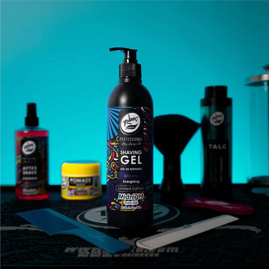 Rolda - Midnight Ginseng Shaving Gel For Sensitive Skin | No Bump Shave Gel, Mess-free Application, Anti-Aging, Fight Razor Burn, Smooth Shave