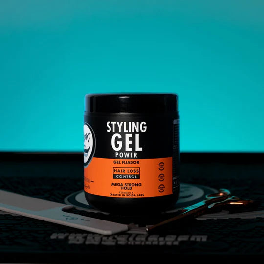 Rolda - Power Hair Styling Gel | Mega-Strong Hold, High Shine, Wet Look, Alcohol-free, Paraben-free, Flake-free