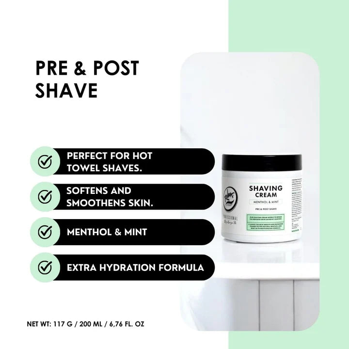 Rolda - Menthol & Mint Shaving Cream For Sensitive Skin