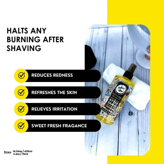 Rolda - Sunset After Shave Tonic For Men | Post Shave Tonic, Calms Irritation, Helps Heal & Clean Shaved Areas, Masculine Fragrance