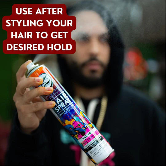 Rolda - Mega Strong Hold Hair Spray | Matte Finish, Pro-Vitamin B5, Fight Moisture & Humidity, Catch Flyaway