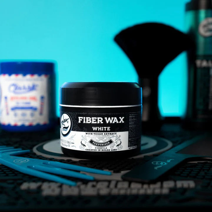 Rolda - White Hair Fiber Wax | Add Volume & Texture, Medium Hold, Semi Matte Finish, Hybrid Formula, Residue-free, Alcohol-free