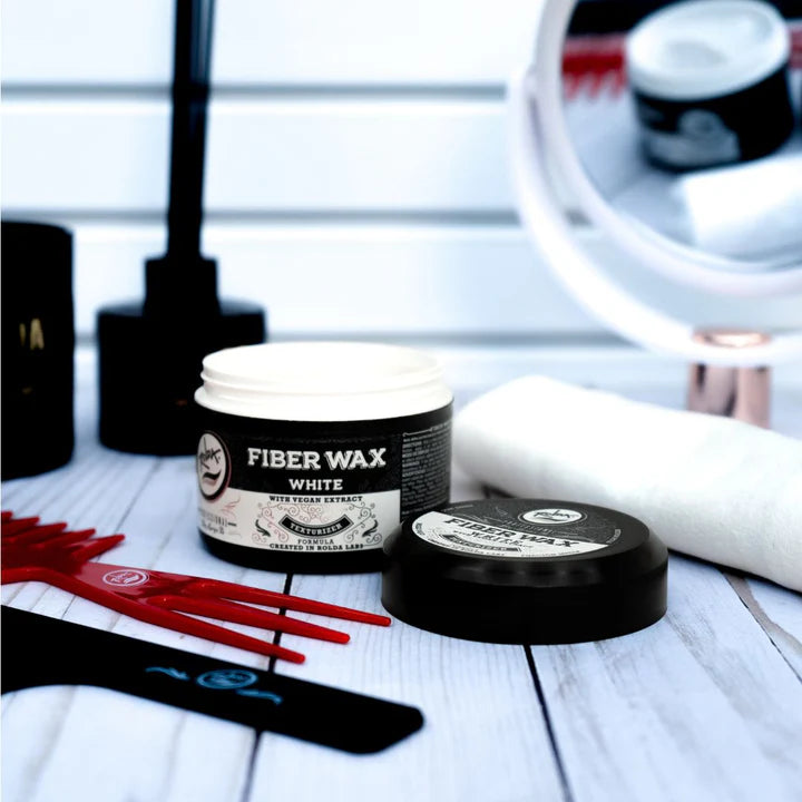 Rolda - White Hair Fiber Wax | Add Volume & Texture, Medium Hold, Semi Matte Finish, Hybrid Formula, Residue-free, Alcohol-free