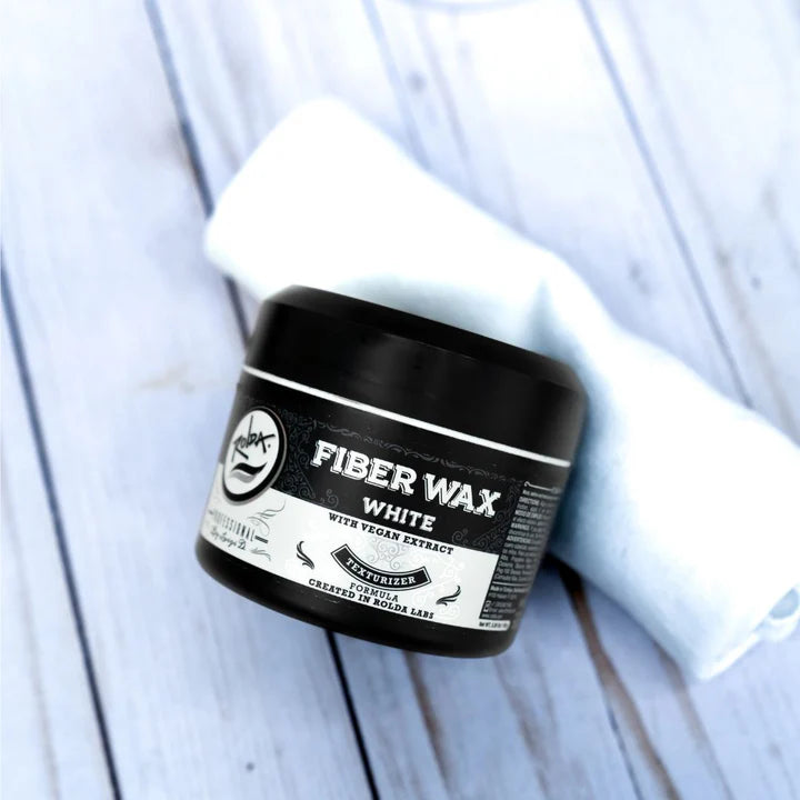 Rolda - White Hair Fiber Wax | Add Volume & Texture, Medium Hold, Semi Matte Finish, Hybrid Formula, Residue-free, Alcohol-free