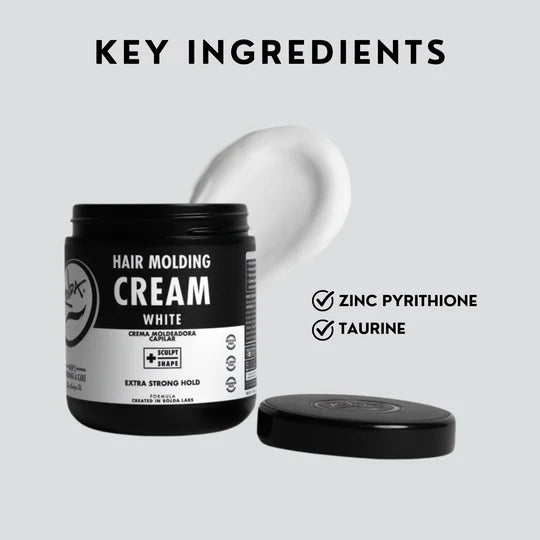 Rolda - White Hair Molding Cream | Medium-Strong Hold, Natural Finish, Medium Shine, Alcohol-free, Paraben-free