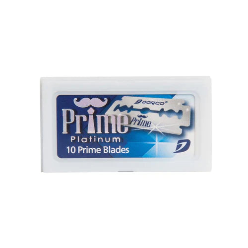 Dorco Prime Platinum Double-Edge Razor Blades – 100 Pack | Professional Shaving Blades | JCAVES USA