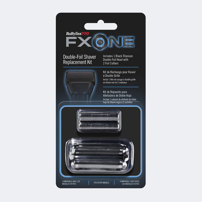 BaBylissPRO FXONE Replacement Foils & Cutters – Matte Black, Professional Shaver Accessories | JCAVES USA
