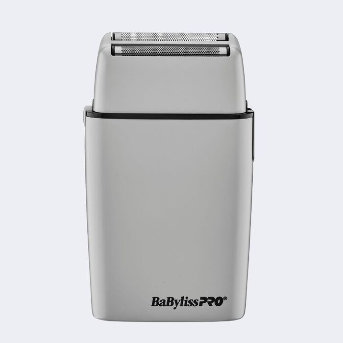 BaBylissPRO FOILFX02 Limited Edition All-Metal Double-Foil Shaver – Grey, Professional Cordless Grooming Tool | JCAVES USA