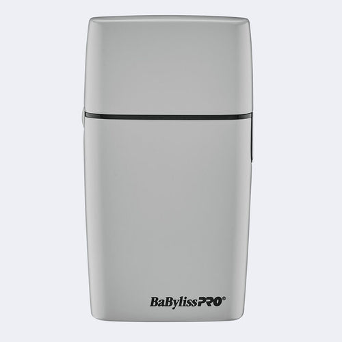 BaBylissPRO FOILFX02 Limited Edition All-Metal Double-Foil Shaver – Grey, Professional Cordless Grooming Tool | JCAVES USA