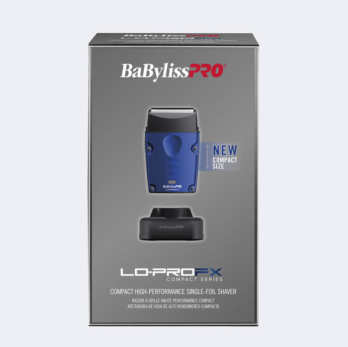 BaBylissPRO LO-PROFX Compact Series Single-Foil Shaver – Professional Lightweight Cordless Finishing Shaver | JCAVES USA