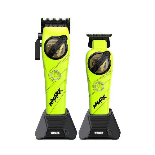 WMARK NG-8613KIT High Speed Hair Clipper Trimmer Kit ( GREEN )