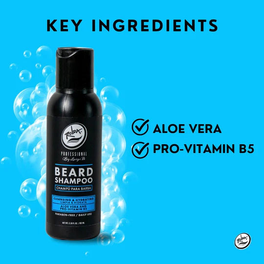 Rolda - Men's Beard Care Grooming Kit | 5-in-1 Beard Care, For Sensitive Skin, Daily Grooming Routine, Clean Beard, Restore Shine