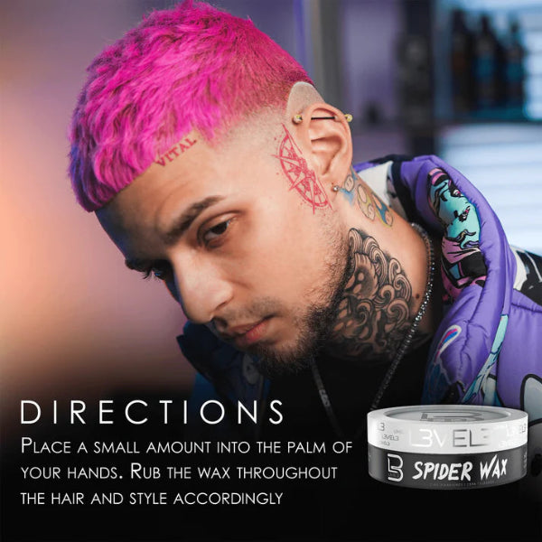 L3VEL 3 Spider Wax - Fiber Texture Wax