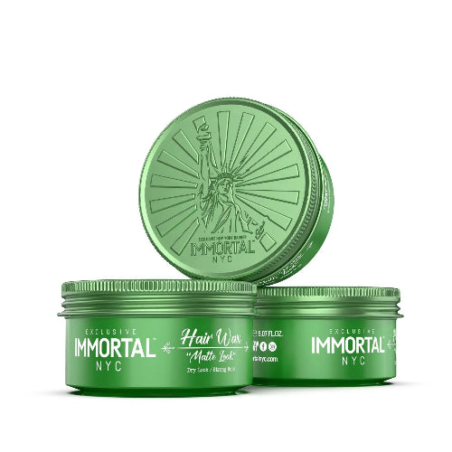 IMMORTAL NYC Matte Look Hair Wax | Strong Hold & Natural Finish | JCAVES USA