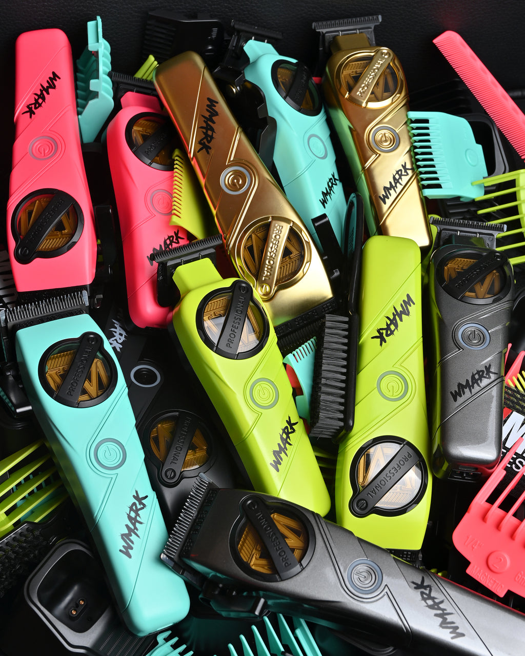 WMARK NG-8613KIT High Speed Hair Clipper Trimmer Kit ( GREEN )