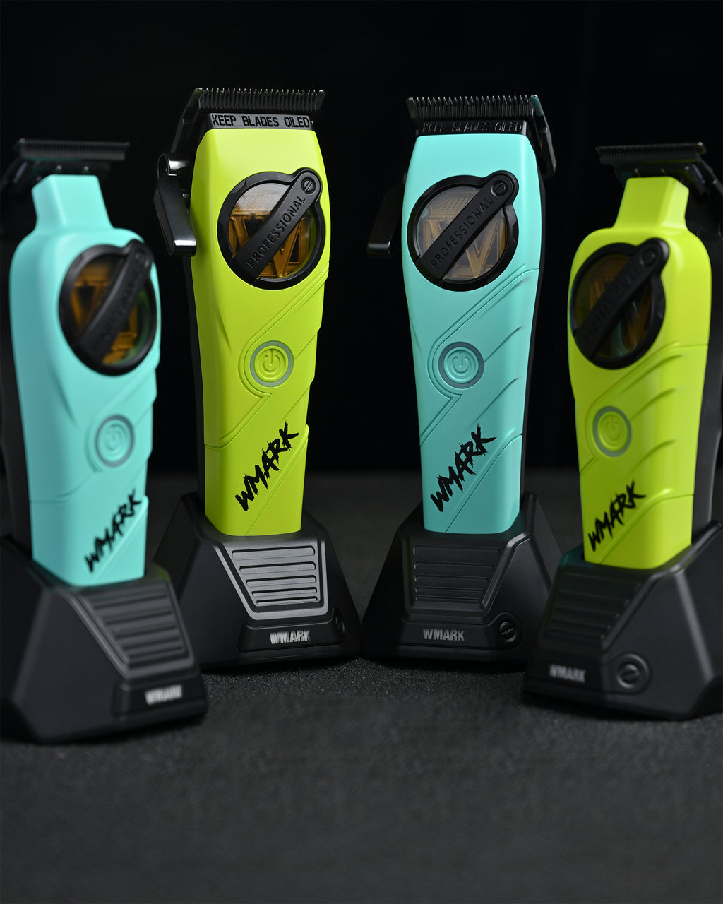 WMARK NG-8613KIT High Speed Hair Clipper Trimmer Kit ( GREEN )