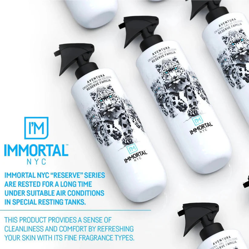 IMMORTAL NYC Reserve Cologne Aftershave - AVENTURA | Bold Adventure Fragrance
