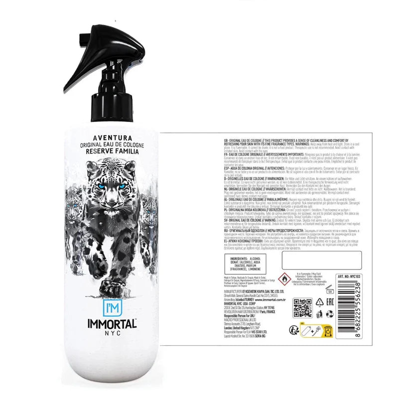 IMMORTAL NYC Reserve Cologne Aftershave - AVENTURA | Bold Adventure Fragrance