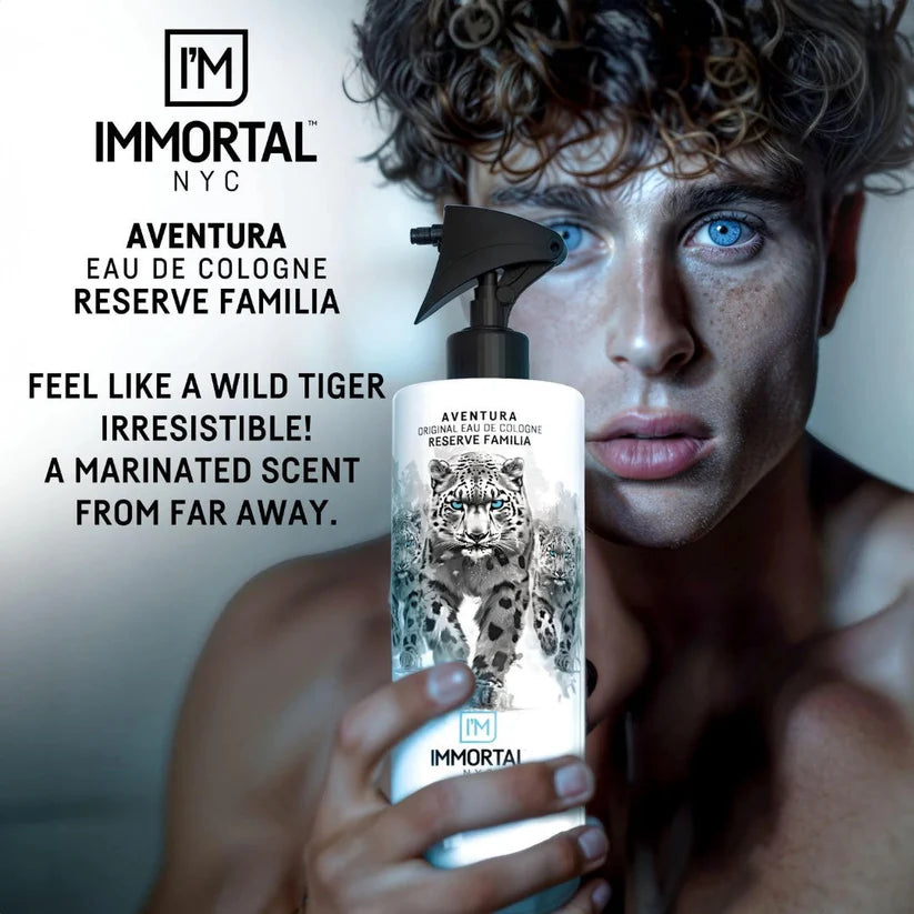 IMMORTAL NYC Reserve Cologne Aftershave - AVENTURA | Bold Adventure Fragrance