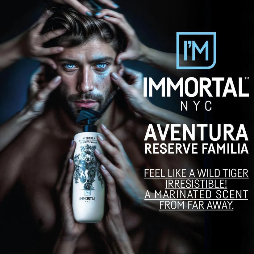 IMMORTAL NYC Reserve Cologne Aftershave - AVENTURA | Bold Adventure Fragrance