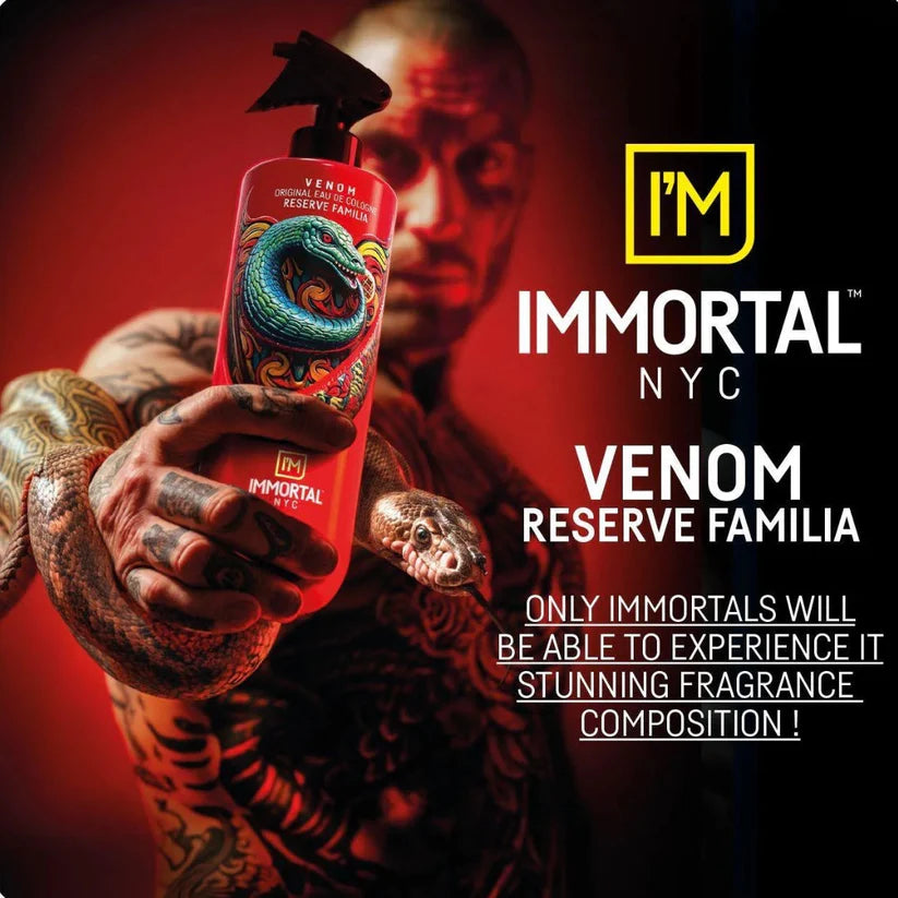 IMMORTAL NYC Reserve Cologne Aftershave - VENOM | Stunning Fragrance