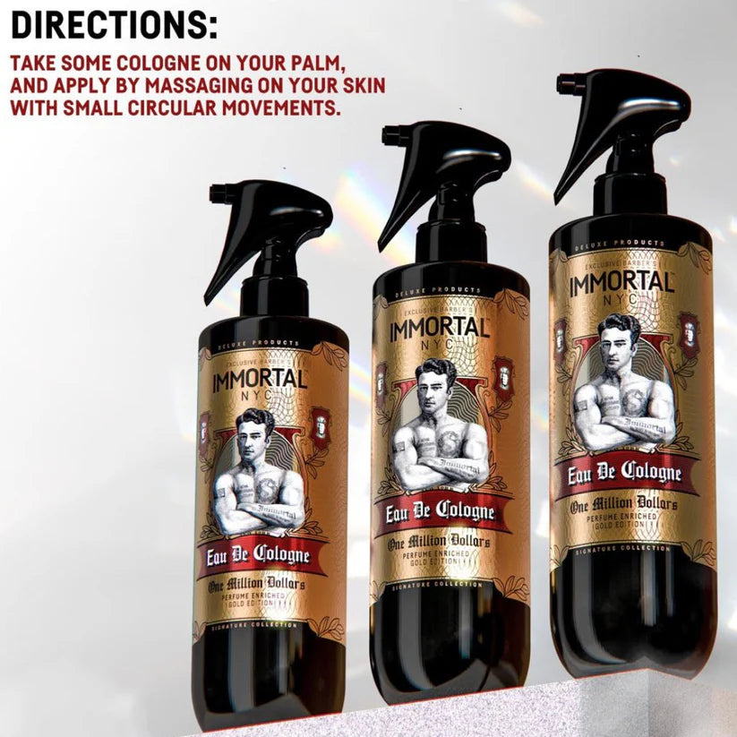 Immortal NYC The One In A Million Dollars Fragranced Spray Cologne | Bold & Luxurious Scent