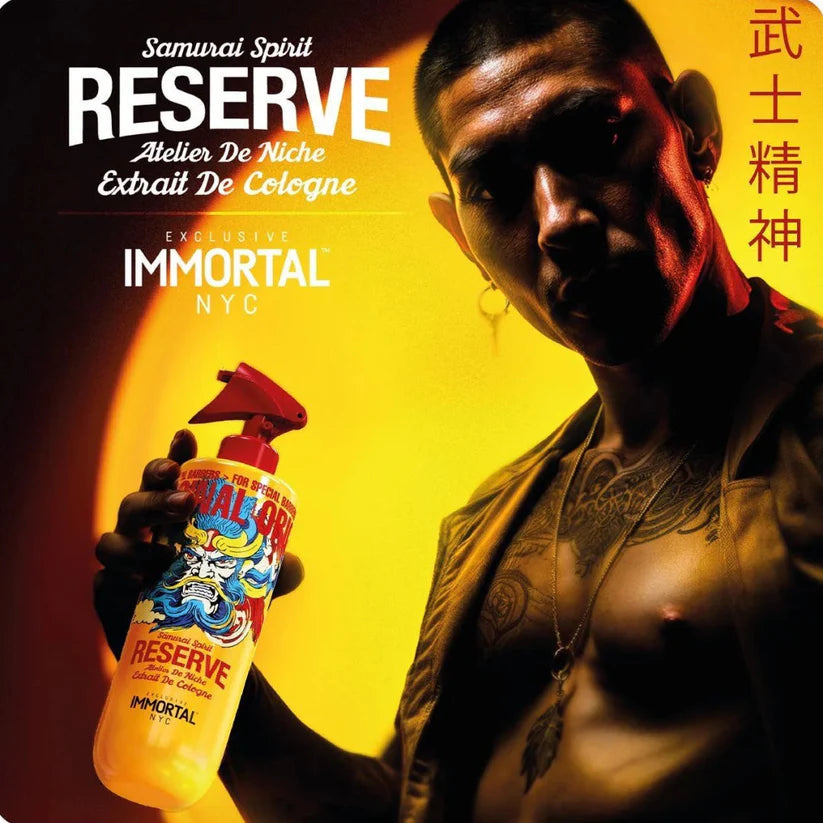 IMMORTAL NYC Reserve Cologne Aftershave - EXTRAIT | Samurai-Inspired Fragrance