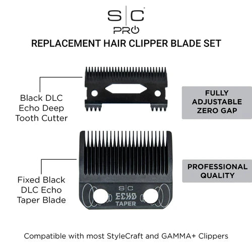 StyleCraft Echo Taper Crunch Blade - DEEP Tooth Cutter