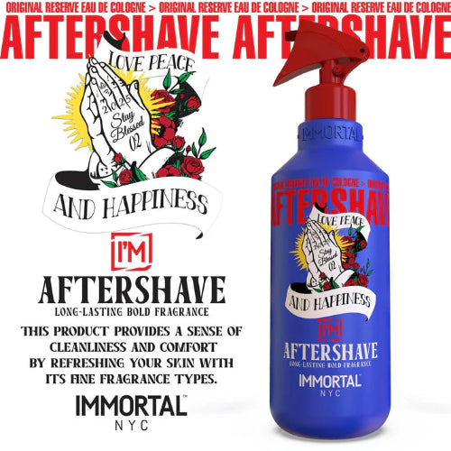 Immortal NYC Aftershave Stay Blessed 02 | Soothing & Hydrating Post-Shave for Men | JCAVES USA