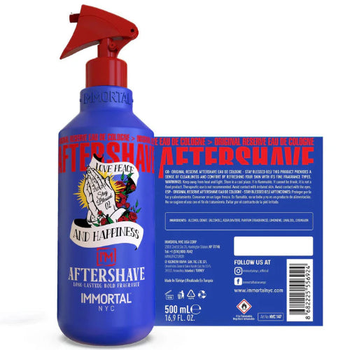 Immortal NYC Aftershave Stay Blessed 02 | Soothing & Hydrating Post-Shave for Men | JCAVES USA