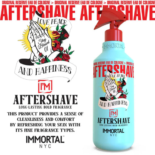 Immortal NYC Aftershave Stay Blessed 02 | Soothing Post-Shave Balm & Fragrance | JCAVES USA