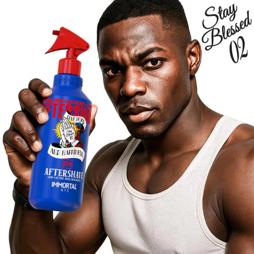 Immortal NYC Aftershave Stay Blessed 02 | Soothing & Hydrating Post-Shave for Men | JCAVES USA