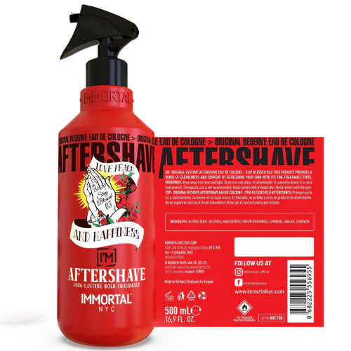 Immortal NYC Aftershave Stay Blessed 03 | Refreshing & Soothing Post-Shave Balm for Men | JCAVES USA